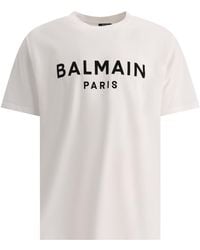 Balmain - Paris T Camiseta - Lyst