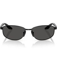 Prada - Zonnebril Psb53 S 1 Ab08 Z Red Line Zwart/donkergrijs Heren - Lyst