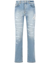 Amiri - Vaqueros 'Slim' de algodón azul claro - Lyst