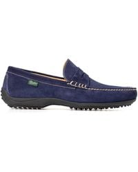 Paraboot - Moccasin-Style Sneakers With Pebbled Rubber Sole - Lyst