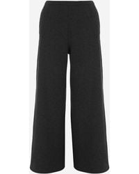 Bruno Manetti - Wool And Cashmere Knit Pants Virgin Trousers - Lyst