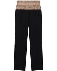 Stella McCartney - Broek Verfraaid Met Kristallen - Lyst
