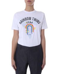 DSquared² - Graphic Crew Neck T-Shirt - Lyst