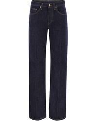 Dondup - Jacklyn Wide Leg Stretch Denim Jeans - Lyst