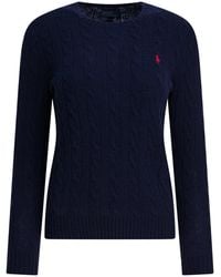 Polo Ralph Lauren - Crew-Neck Sweater With Logo Made Of Wool And Cashmere - Lyst