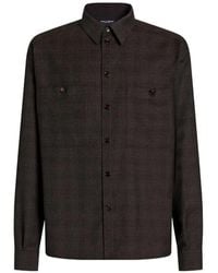 Dolce & Gabbana - Dolce & Gabbana Glen Plaid Shirt - Lyst
