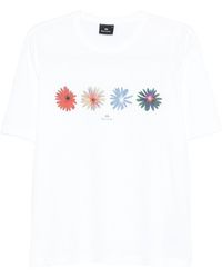 Paul Smith - Organic Cotton Printed T-Shirt - Lyst