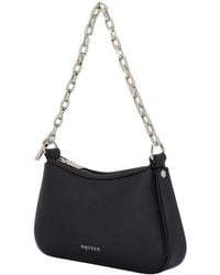 McQueen - T bar mini bolso Alexander Mc Queen Leather Black - Lyst