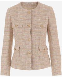 Tagliatore - Viscose Blend Jacket - Lyst