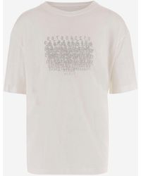Maison Margiela - Cotton T Shirt With Logo - Lyst