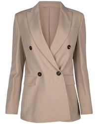 Brunello Cucinelli - Wool Jacket - Lyst