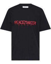 Oamc Peacemaker - Regular Tee Stencil Print - Lyst