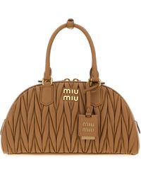 Miu Miu - Nappa Leather Arcadie Handbag - Lyst