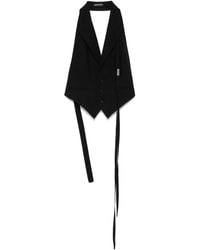 Ann Demeulemeester - Zipora Peak Lapel Backless Waistcoat B0012418Fa431099 - Lyst