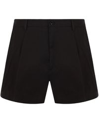 Dolce & Gabbana - Op Maat Gemaakte Shorts Met Plooien - Lyst