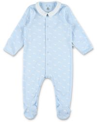 Petit Bateau - Jurken Blauw - Lyst