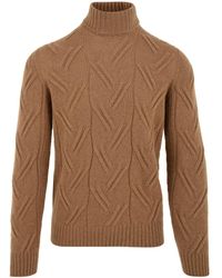 Drumohr - Pullover braun - Lyst