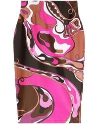 Emilio Pucci - Gedrukte Midi -rok - Lyst