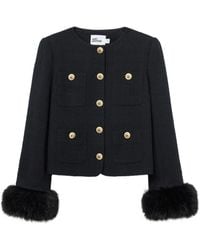 Self-Portrait - Tweed Jacket - Lyst