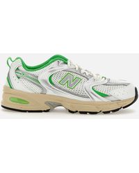 New Balance - MR530 White Silver Green Sneaker - Lyst