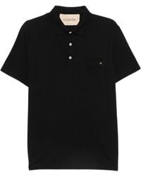 Valentino - Vgold Cotton Polo Shirt - Lyst