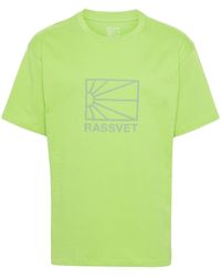 Rassvet (PACCBET) - Rassvet (pakket) Men Big Logo T -shirt Gebreide Shirt - Lyst