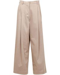 Max Mara - S Pantalón Max Mara Natural - Lyst