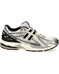 New Balance - Sneakers 1906 in pelle e tessuto Argento - Lyst