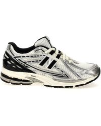 New Balance - Sneakers 1906 in pelle e tessuto Argento - Lyst
