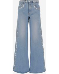 Coperni - Jeans de mezclilla de algodón con tachuelas - Lyst