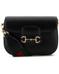 Gucci - Leather Mini Horsebit 1955 Crossbody Bag - Lyst