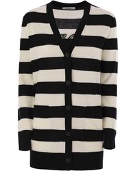 Max Mara - Fiemme Cárdigan de lana a rayas largas - Lyst