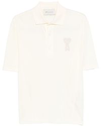 Ami Paris - Ami De Couer Cotton Polo Shirt - Lyst