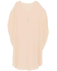 Gianluca Capannolo - Silk Midi Dress - Lyst