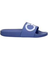 Ferragamo - Groovy Flip Flops And Clogs Rubber/ Shadow - Lyst