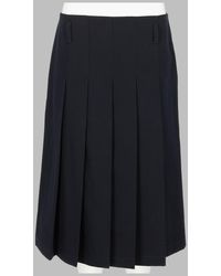 A.P.C. - Skirt Pleated Cotton Organic - Lyst