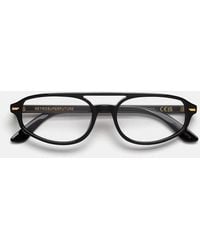 Retrosuperfuture - Retro-Super-Future-Brille, Nummer 153, Schwarz, 0 SG, Schwarz/Transparent, Unisex - Lyst