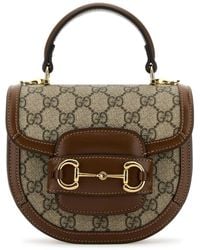 Gucci - Gg Supreme Fabric Mini Horsebit 1955 Handbag - Lyst