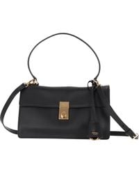 Prada - Medium Leather Shoulder Bag - Lyst