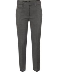 Dondup - Perfect Wool Slim Fit Trousers - Lyst