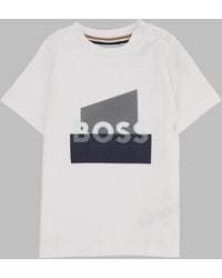 BOSS - Boys Baby 100% Cotton Mini T-Shirt - Lyst