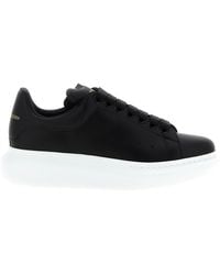 McQueen - E Leder Oversized Low-Top Sneakers - Lyst