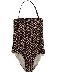 Feel me fab - Ravello Printed One Piece Swimsuit - Lyst