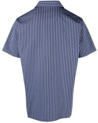 Tekla - Cotton Poplin Pyjamas Short Sleeve Shirt - Lyst