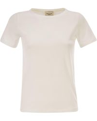 Weekend by Maxmara - Wkdmultib Basic Cotton Jersey T Shirt - Lyst