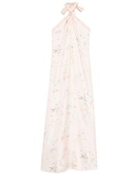 forte_forte - Printed Silk Dress - Lyst