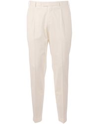 PT01 - Master, 1 Pleat, Diagonal Pockets, Flap Back Pockets, Turn Up - Lyst