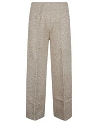 Circus Hotel - Viscose Wide Leg Trousers - Lyst