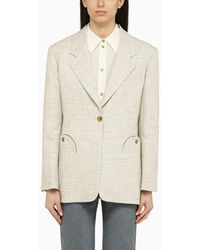 Blazé Milano - Blazé Milano Light Silk Blend Daisy Laluna Jacket - Lyst