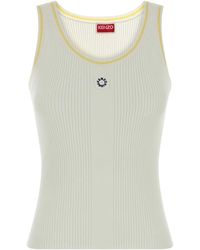 KENZO - Logo Round Neck Top - Lyst